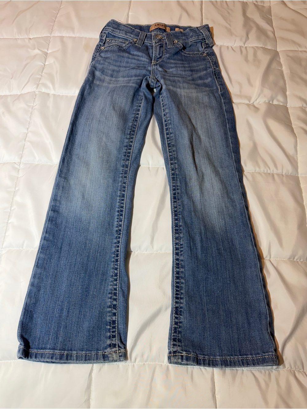 Ariat REAL Denim Girls Size 8 Western Bootcut Jeans